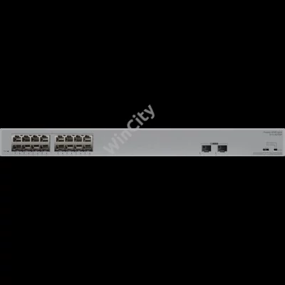 Huawei eKit Switch 16x1000Mbps (124W POE+) + 2x1GE (SFP), Nem menedzselhető, Rackes/Asztali - S110-16LP2SR