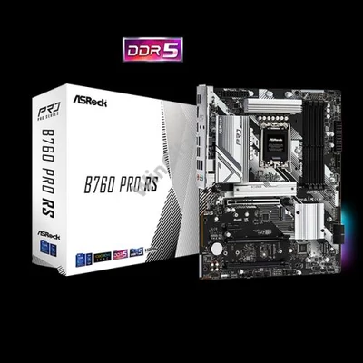 ASROCK Alaplap S1700 B760 PRO RS INTEL B760, ATX