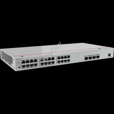 Huawei eKit Switch 24x1000Mbps (400W POE+) + 4x1GE (SFP) + 1konzol port, iStack, Layer2+ managed Rackes - S310-24P4S