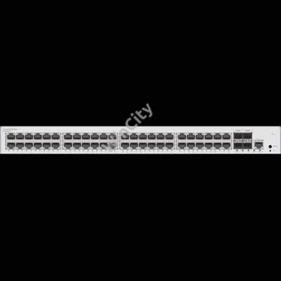 Huawei eKit Switch 48x1000Mbps (380W POE+) + 4x1GE (SFP) + 1konzol port, iStack, Layer2+ managed, Rackes - S310-48P4S