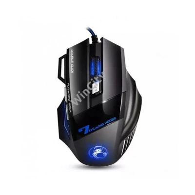 IMICE Vezetékes egér optikai, gaming X7, 3200dpi, USB, Fekete