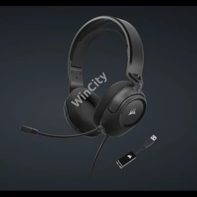 CORSAIR Vezetékes Headset, HS35 SURROUND v2 Gaming, Multiplatform, fekete