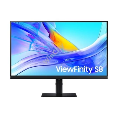 SAMSUNG IPS monitor B2B 27" S80UD, 3840x2160, 16:9, 350cd/m2, 5ms, LAN/HDMI/DisplayPort/3xUSB/USB-C, Pivot