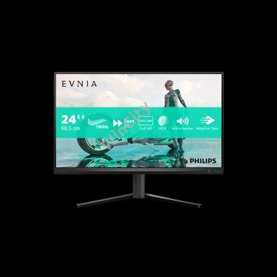 PHILIPS IPS Gaming 180Hz monitor 23,8" 24M2N3200S 1920x1080, 16:9, 300cd/m2, 0,5ms, 2xHDMI/DisplayPort, hangszóró, HDR10