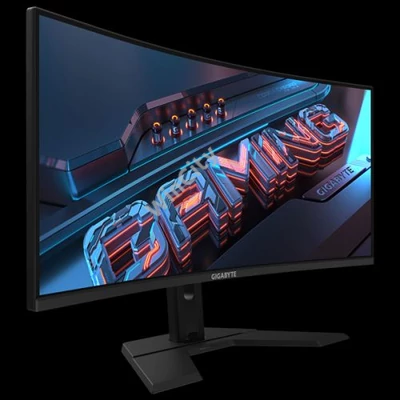 GIGABYTE Ívelt VA LED Monitor 34" GS34WQC 3440x1440, 2xHDMI/Displayport