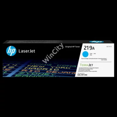 HP Toner (219A) W2191A ciánkék 1200/oldal 3302/3202