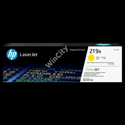 HP Toner (219A) W2192A sárga 1200/oldal 3302/3202