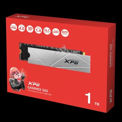 ADATA SSD M.2 2280 NVMe Gen4x4 1TB GAMMIX S60