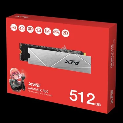 ADATA SSD M.2 2280 NVMe Gen4x4 512GB GAMMIX S60