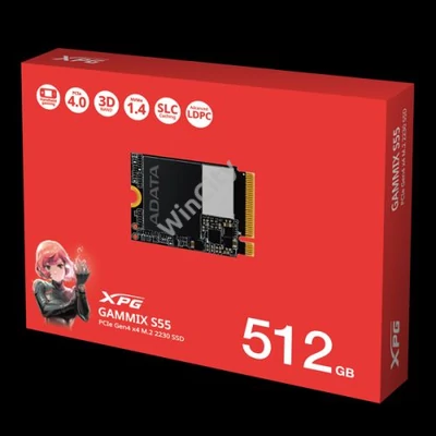 ADATA SSD M.2 2230 NVMe Gen4x4 512GB GAMMIX S55