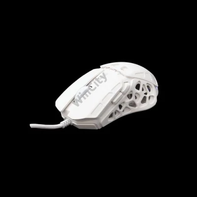 WHITE SHARK ECTOR-W GM-5016W RGB gamer egér, 12.200 dpi, 7 gombos fehér