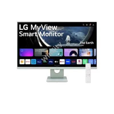 LG Smart IPS monitor 27" 27SR50F-G, 1920x1080, 16:9, 250cd/m2, 14ms, 2xHDMI/2xUSB/Bluetooth/AirPlay, hangszóró