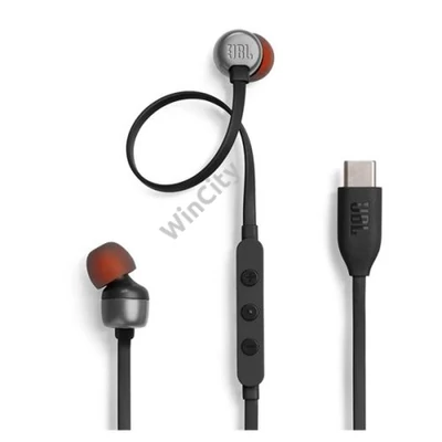 JBL Tune 310 (USB-C Vezetékes fülhallgató), Fekete