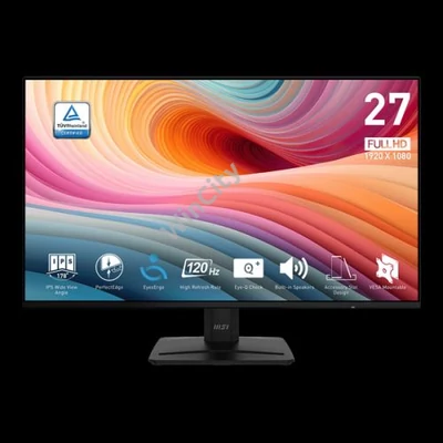 MSI Monitor Business PRO MP271A E2 27" FHD 1920x1080, IPS, 16:9, 120Hz, 1500:1, 1ms, DP, HDMI, VGA, Black