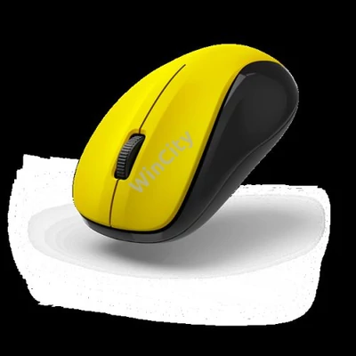 HAMA 00173023, VEZETÉK NÉLKÜLI OPTIKAI EGÉR "MW-300 V2", SÁRGA