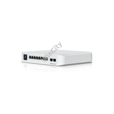 UBiQUiTi Switch 8x1000Mbps (6xPOE+ 2xPOE++ 120W) + 2x10Gbbps SFP+, Menedzselhető, Asztali - USW-PRO-8-POE