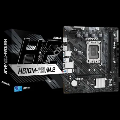 ASROCK Alaplap S1700 H610M-H2/M.2 INTEL H610, mATX