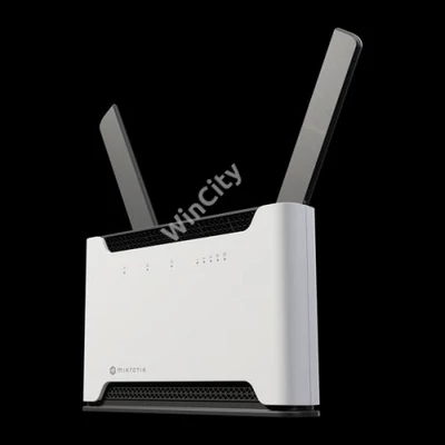 MIKROTIK Wireless Router DualBand, 5x1000Mbps, Chateau PRO ax, WiFi6, Asztali - H53UiG-5HaxQ2HaxQ