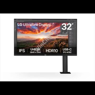 LG IPS monitor 31.5" 32UN880K, 3840x2160, 16:9, 350cd/m2, 5ms, HDMIx2/DisplayPort/USB-C/USBx2, Pivot, hangszóró