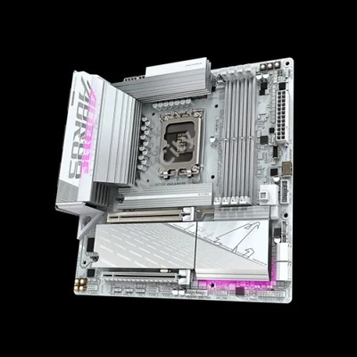 GIGABYTE Alaplap S1851 B860M AORUS ELITE WIFI6E ICE INTEL B860, mATX