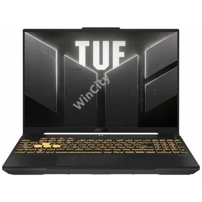 ASUS GAMER NB TUF FX607VU-RL106 16" WUXGA, i7-13620H, 16GB, 512GB M.2, RTX 4050 6GB, NOOS, Szürke