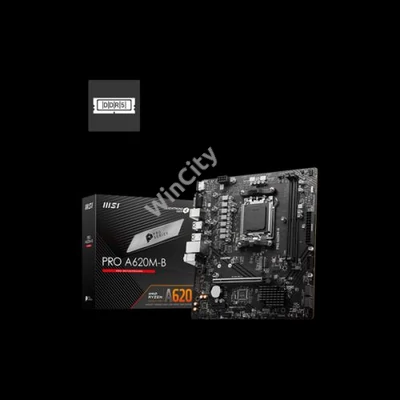 MSI Alaplap AM5 PRO A620M-B AMD A620, mATX