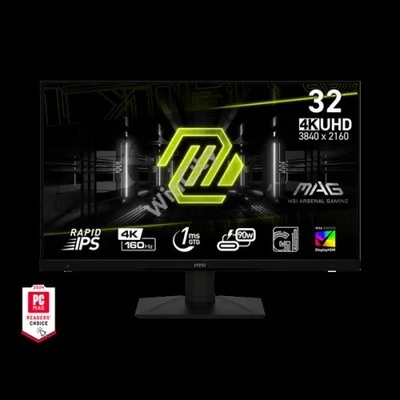 MSI Monitor GAMING MAG 322URDF E16 32" UHD, 3840x2160, 320/160Hz IPS, 440cd/m2, 1 ms, HDMI, DP, USB-C, Black