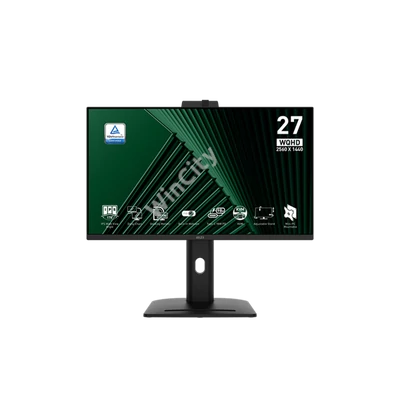 MSI Monitor Business PRO MP275QPDG 27" QHD 2560x1440, IPS 16:9 100Hz, 1 ms, 2x HDMI, DP, Docking, Black