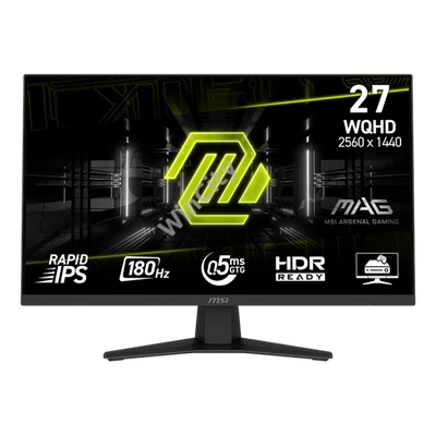 MSI Monitor GAMING MAG 274QF RapidIPS 27" WQHD 2560x1440, 1000:1 CR, 250cd/m2, 1ms, 180Hz, DP, HDMI