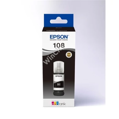 EPSON Tintapatron 108 EcoTank Black ink bottle