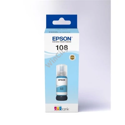 EPSON Tintapatron 108 EcoTank Light Cyan ink bottle