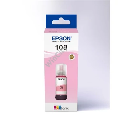 EPSON Tintapatron 108 EcoTank Light Magenta ink bottle