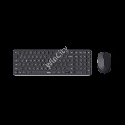 RAPOO 00226491, 9310M BLUETOOTH(3.0+4.0)+2,4GHZ VEZ.NÉLK.BILL.EGÉR SZETT,SÖT.SZÜR.