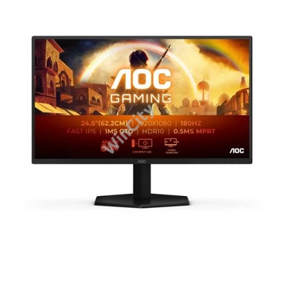 AOC Gaming 180Hz IPS monitor 24,5" 25G42E, 1920x1080, 16:9, 300cd/m2, 1ms, HDMI/DisplayPort