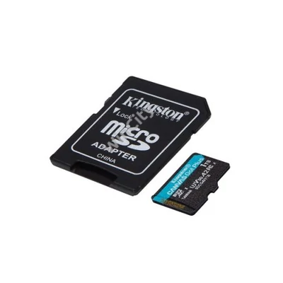 KINGSTON Memóriakártya MicroSDXC 1TB Canvas Go Plus Gen4 200R A2 U3 V30 + Adapter