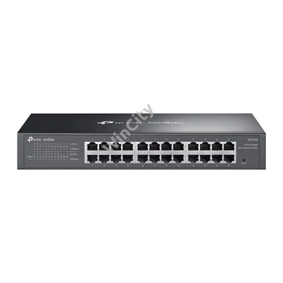 TP-LINK Switch 24x1000Mbps Fémházas Easy Smart (Omada), ES224G