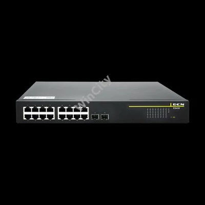 DCN Switch 250W PoE/PoE+ 16x10/100/1000Base-T + 2x100/1000Base-X SFP