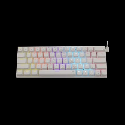 WHITE SHARK WAKIZASHI-2/W/BL-HU, GK-002223V2-W/BL-HU magyar fehér mechanikus gamer billentyűzet