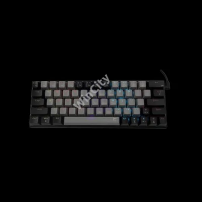 WHITE SHARK WAKIZASHI-2/G-B/R-HU, GK-002713V2/G-B/R-HU szürke/fekete, magyar, mechanikus gamer billentyűzet