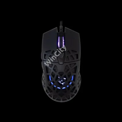 WHITE SHARK GM-5018B CARADOC-B 7D / 7200 dpi fekete RGB gamer egér