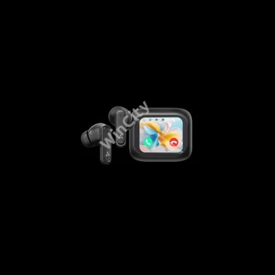 SBOX EB-TWS08-B Bbluetooth v:5.4 fülhallgató mikr.toucLCD, feket, BR+EDR+BLE