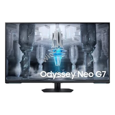 SAMSUNG Smart Gaming 144Hz monitor 43" G70NC, 3840x2160, 16:9, 1ms, HDMI/DP/USB/LAN/,WiFi, Bluetooth, hangszóró