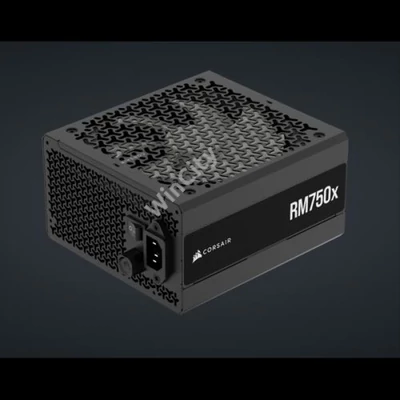 CORSAIR Tápegység Moduláris, RM750x, 750W, ATX 3.1, PCIe 5.1, 14cm, Cybenetics Gold