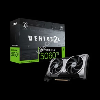 MSI Videokártya PCI-Ex16x nVIDIA RTX 5060 Ti VENTUS 2X PLUS 16GB DDR7 OC