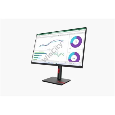 LENOVO Monitor - ThinkVision T32h-30; 31.5" QHD 2560x1440 IPS, 16:9, 1000:1, 350cd/m2, 4ms, HDMI, DP, USB Type-C, RJ45.