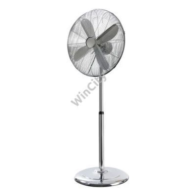 NORDIC HOME FT-562 fém állóventilátor, 3 év garancia, erős stabil kivitel, átmérő: 45 cm, teljesítmény: 60W, 3 fokozat