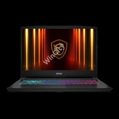 MSI Gaming NB Katana 15 HX B14WEK-268, 15.6" QHD 165Hz, i5-14450HX, 16GB (2x8), 512GB M.2, RTX 5050 8GB, noOS, Fekete