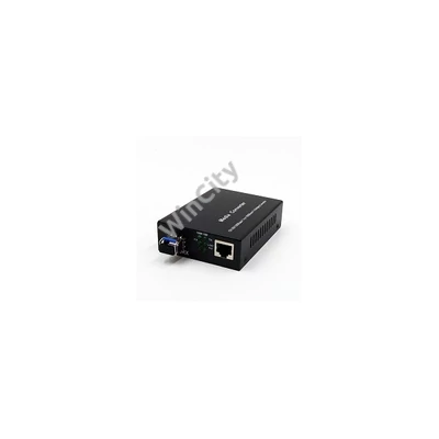 LINKEASY média konverter 10/100M/1G/2.5G/5G/10GBase-T + 1x10GE SFP+ (SFP+ modul nélkül), külső 5V PSU