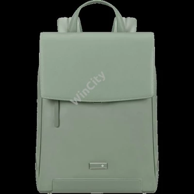 SAMSONITE Notebook hátizsák 147735-6391, ZALIA 3.0 BACKPACK W/FLAP 14.1" MINERAL GREEN