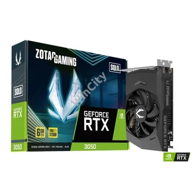 ZOTAC Videokártya PCI-Ex16x nVIDIA RTX 3050 SOLO 6GB GDDR6